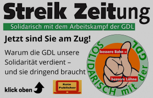 Pro GDL Streikzeitung